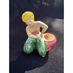 Vintage Vase Arabic Arabia Girl Jugs 6” Pantaloons Hollywood 1930 1940s -A6 -3